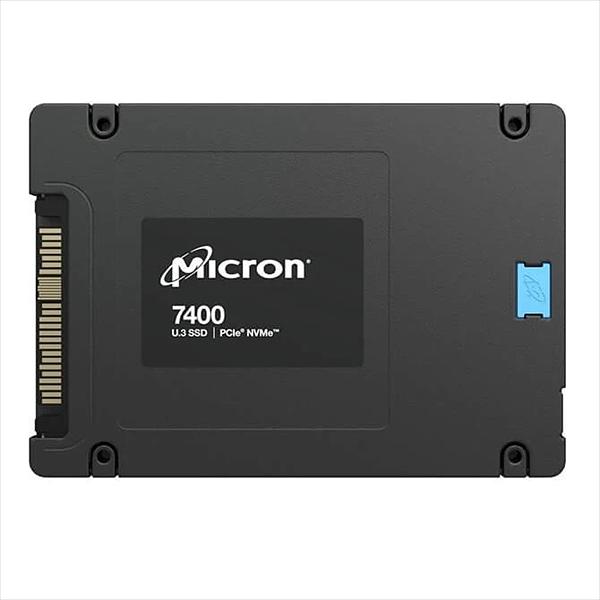 Micron 7400 MAX 3.2TB NVMe U.3 (15mm) PCIe NVMe Gen4 1x4 (v1.4) R6600/W3500MB/s 3D TLC MTTF 2М 800K/347K IOPS SSD Enterprise Solid State Drive, 1 year, OEM фото 2