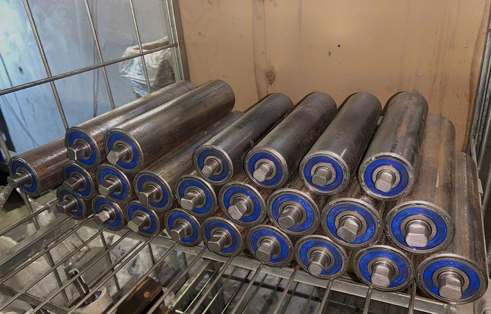 Ролики стальные для конвейеров и рольгангов длина 1150 мм, диаметр 48 мм фото 3