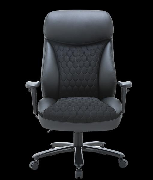 Офисное кресло Chairman CH414 экокожа/ткань, черный (7145955) фото 2