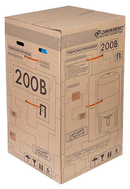 Гидроаккумулятор Джилекс В 200 200л 8бар голубой (7201) фото 2