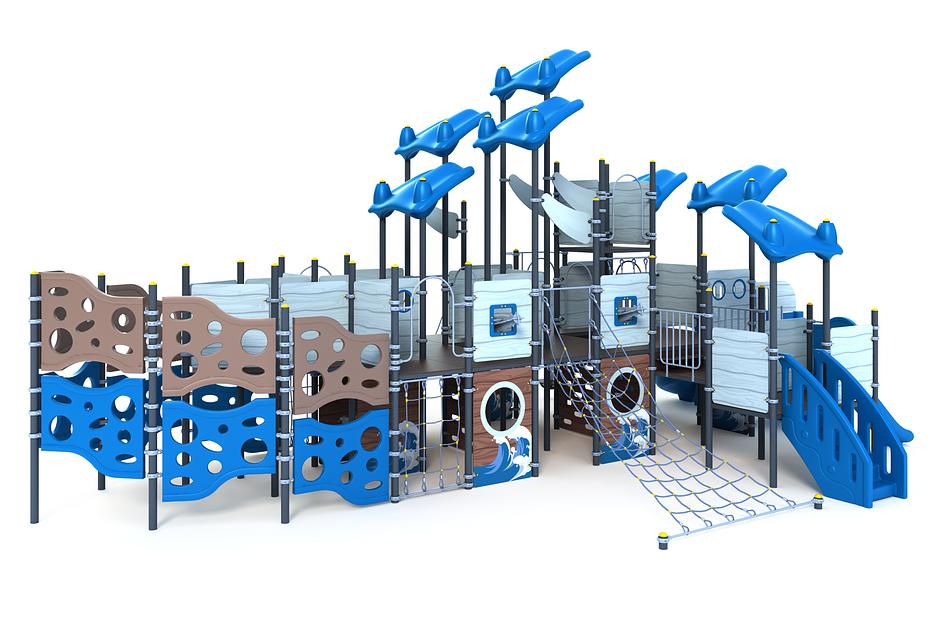 Игровой комплекс «Летучий голландец» (ДГ-076), под заказ ОПТ фото 1