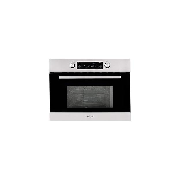 Духовой шкаф WEISSGAUFF OE 449 PDX, нержавеющая сталь/черный фото 1
