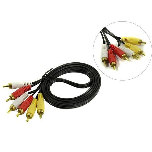 Exegate EX284947RUS Кабель аудио ExeGate EX-CCV-539-1.5 (3xRCA M/3xRCA M, 1,5м) фото 1