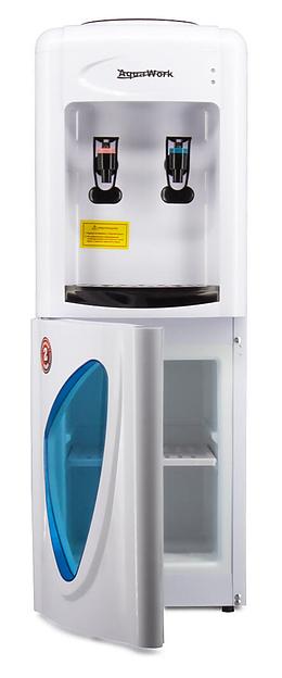 Кулер Aqua Work 0.7LKR напольный белый/черный фото 1