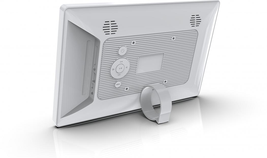 Фоторамка Digma 11.6" PF-1100 IPS 1366x768 белый пластик ПДУ Видео фото 3