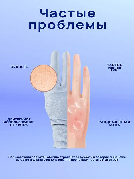 Перчатки нитриловые 100 пар, размер M, серо-голубые, опт фото 8