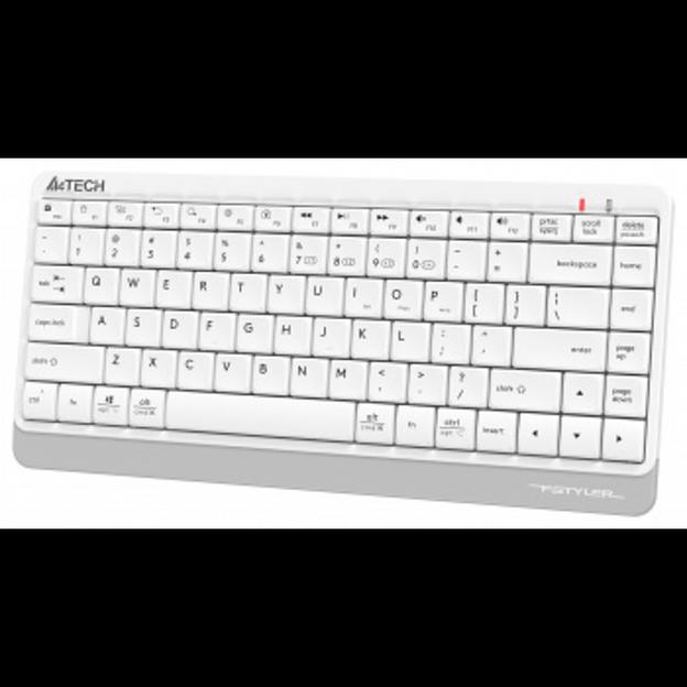 Клавиатура A4Tech Fstyler FBK11 белый/серый USB беспроводная BT/Radio slim фото 3