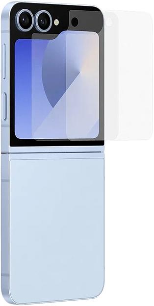 Защитная пленка для экрана Samsung прозрачный для Samsung Galaxy Z Flip6 прозрачная 2шт. (EF-UF741CTEGRU) фото 1