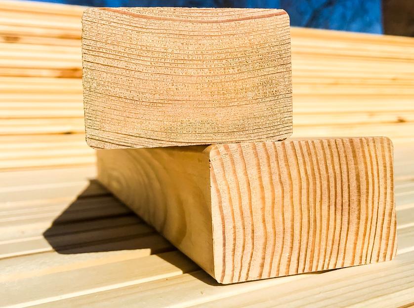 Брус из сибирской лиственницы фото 2