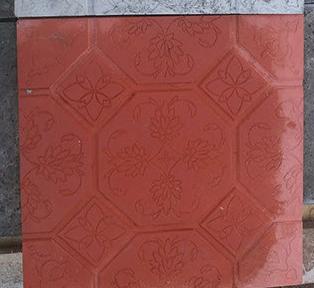 Евро брусчатка «Цветок 4 ромбика 40х40» ОПТ фото 1