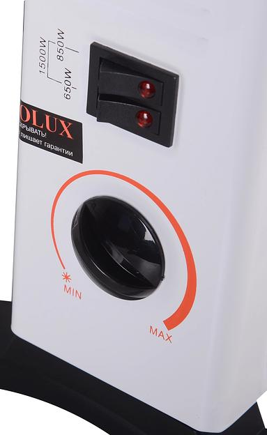 Конвектор Eurolux ОК-EU-1500C белый, 1500 Вт, 20 м2, термостат фото 7