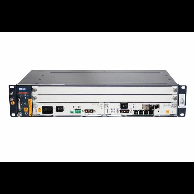 2RU шасси ZTE OLT GPON, 2 слота для установки интерфейсных модулей, 10G, AC фото 1