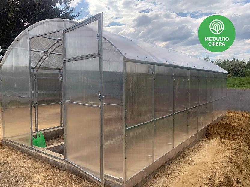 Прямостенная теплица «Богатырь Люкс» ОПТ фото 2