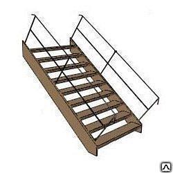 Ограждения лестниц ОЛГ боковые (серия 1.450.3-7.94) фото 1