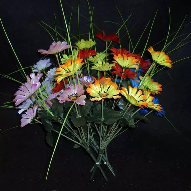 Букет георгина 7 голов 34см 002-124 002-082 фото 4