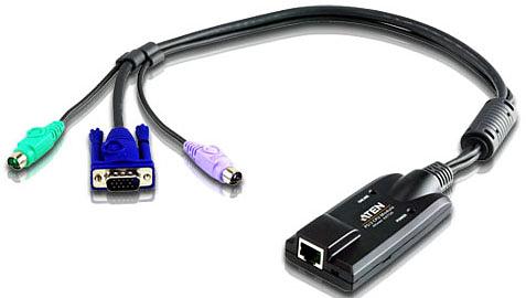 ATEN KA7120 Модуль удлинителя, SVGA+KBD+MOUSE PS/2, 50 метр., для подкл.комп.к перекл. KH15xxA/KH15xxAi/KL15xxA/KH25xxA/KN21xxx/41xxx/KM0532/0932/0032, макс.разреш. 1600х1200, RJ45 фото 1