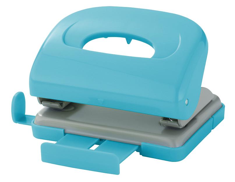 Дырокол Kw-Trio 09652blue макс.:16лист. пластик синий отв.:2 фото 1