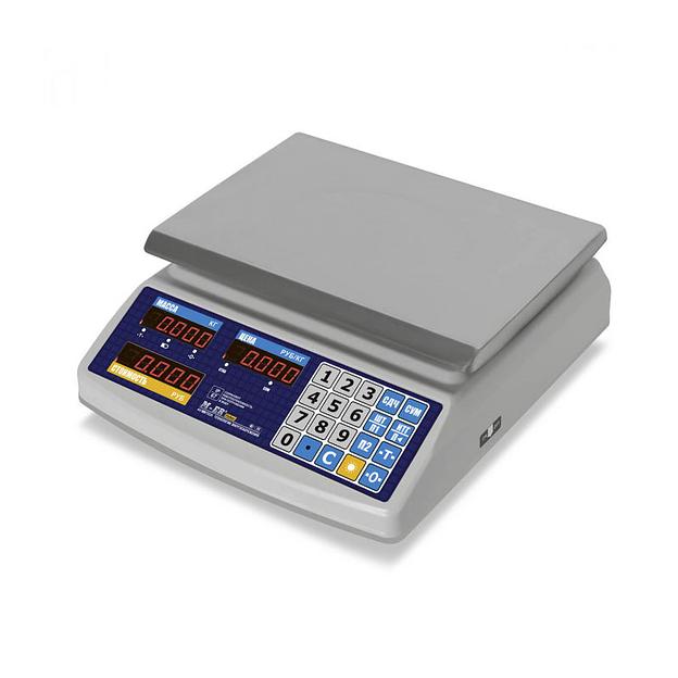 Торговые настольные весы Mertech M-ER 329 AC-15.2 IP67 "Fisher" LED фото 1