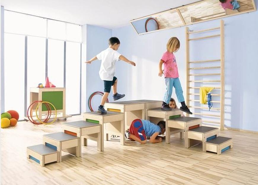 Платформа «Ступени» комплект из 11 цветных ступенек фото 1