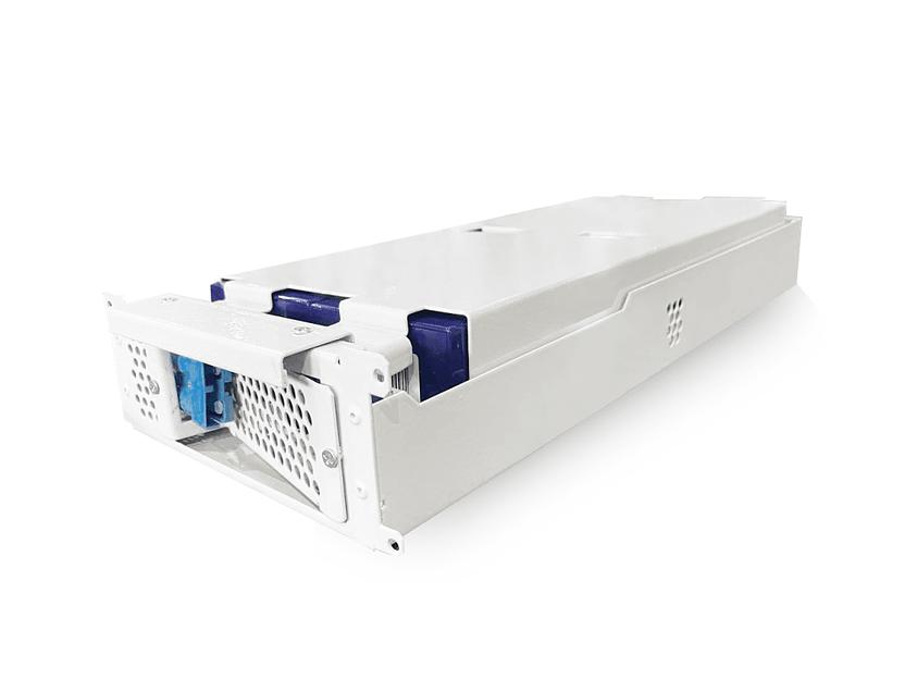 Сменный батарейный картридж DELTA RBM43, совместимый с ИБП АРС SMT2200RMI2U, SMT3000RMI2U, SUA2200RMI2U, SUA3000RMI2U, SUM1500RMXLI2U, SUM3000RMXLI2U, SUM48RMXLBP2U, ДxШxВ 528х211х76мм., вес 17.8кг., срок службы до 8 лет. Delta RBM43 фото 2