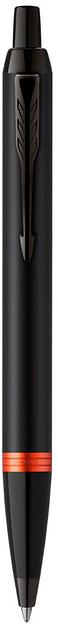 Ручка шариков. Parker IM Vibrant Rings K315 (CW2172946) Flame Orange PVD M син. черн. подар.кор. фото 1