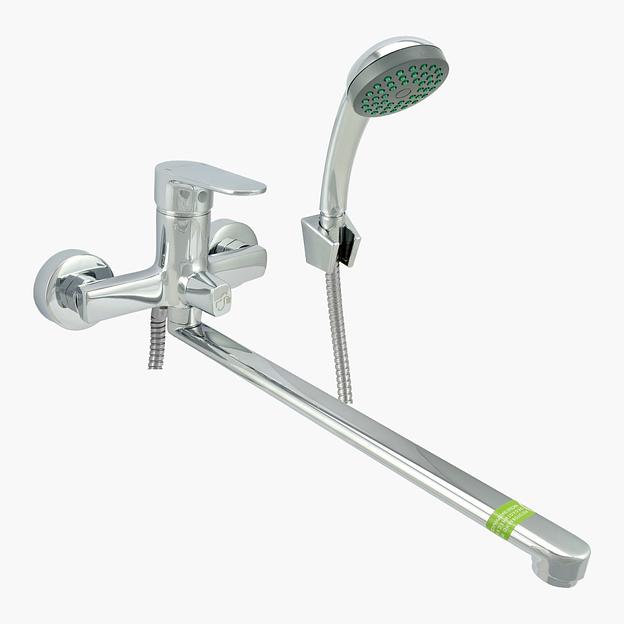 Латунный смеситель ванно-душевой одноручный Eleanti Agate фото 2