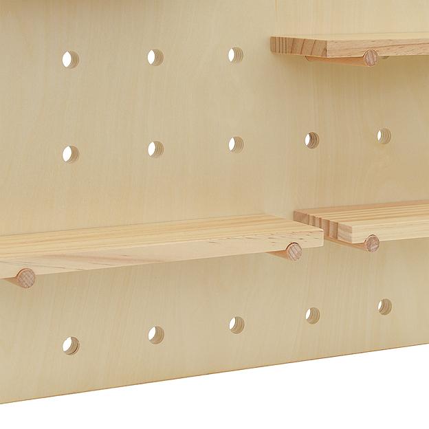 Пегборд Shely, 60х120 см, светлое дерево фото 4