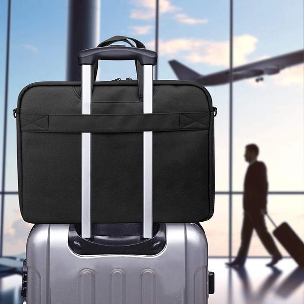 Сумка для ноутбука 15.6" Continent СС-108 BK черный нейлон/полиэстер (упак.:1шт) фото 6