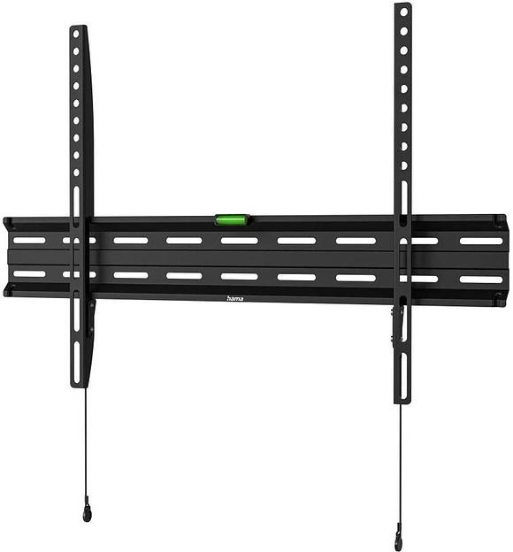 Кронштейн для телевизора Hama 00220813 черный 75"-32" макс.400кг настенный фиксированный фото 1