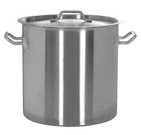 Котел 40 л. нерж. d=40 см. h=33 см. тройное дно с крышк. (индукция) /1/ фото 1