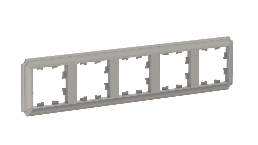 ATLASDESIGN ANTIQUE 5-постовая рамка, универсальная, ШАМПАНЬ фото 2