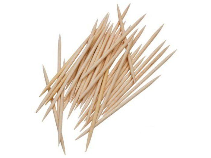 Зубочистки в инд.уп. с мент. п/э 6,5 см. 1000 шт/уп /1/30/ фото 1