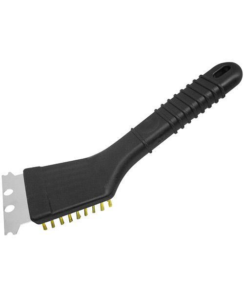 Щетка для гриля 22 см. 8*7 см. с металлической щетиной h=1,5 см. FM /1/6/150/ фото 1