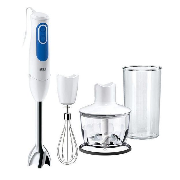 Блендер погружной Braun MQ3035 SAUCE 700Вт белый/синий фото 1