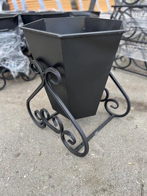 Металлическая урна для мусора «Алмаз» ОПТ фото 5