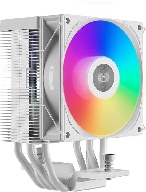 Устройство охлаждения(кулер) PcCooler R400 WH ARGB Soc-AM5/AM4/1151/1200/1700 белый 4-pin Al+Cu 180W Ret (R400-WHAWYX-US) фото 2