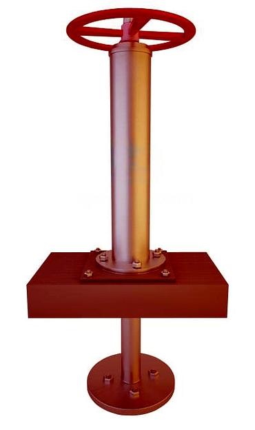 Колонка управления задвижкой с ручным приводом по серии 3.901-13 в. 5 от Ду 100 до Ду 400 фото 1