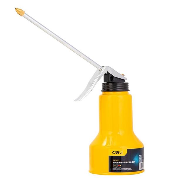 Заправочно-смазочный инструмент Deli Маслёнка стальная Deli DL2403 330мл фото 4