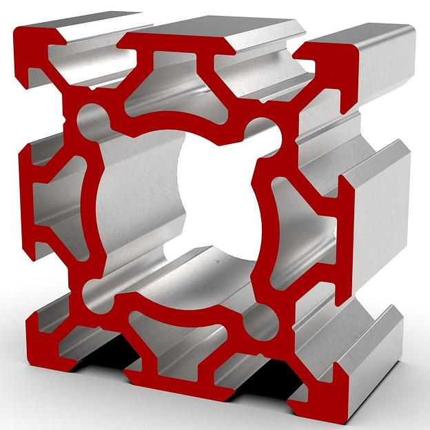Конструкционный профиль 20 серия 6 паз 40х40 мм, опт фото 1