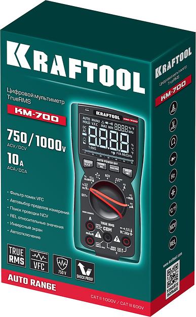 KRAFTOOL KM-700 цифровой мультиметр (59852) фото 7