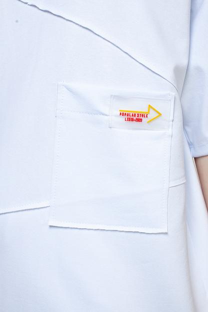 Туника футер 2-х нитка 4120/02/Белый фото 6