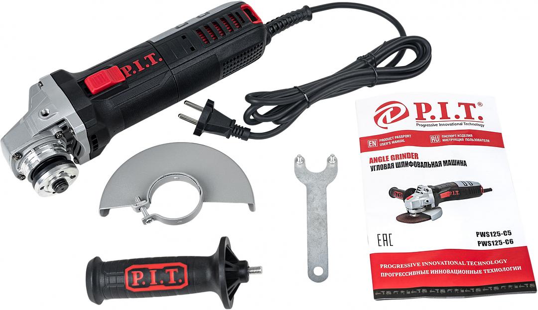 Шлифмашина угловая P.I.T. PWS125-C5 фото 2