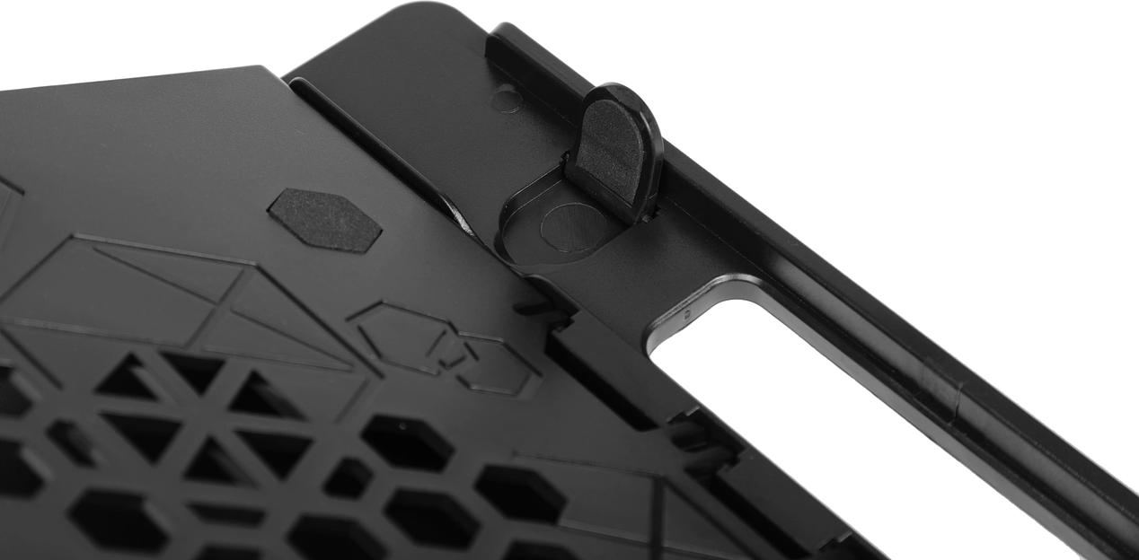 Подставка для ноутбука Buro BU-LS130 280x250x15мм пластик ABS черный фото 2