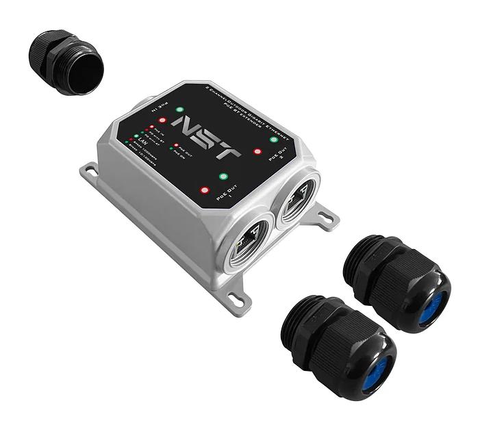 Уличный PoE удлинитель NST NS-EXSW-3GP/W фото 6