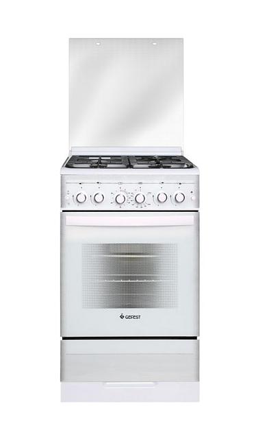 Плита Газовая Gefest ПГ 5300-02 0040 белый реш.чугун фото 1