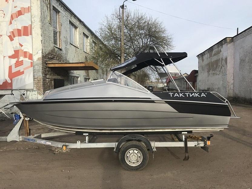 Алюминиевый каютный катер Тактика 550 Cruise, 550*220*100 см фото 1