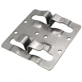 Кляммер рядовый для керамогранита оцинкованный 1,2 мм без покраски фото 1