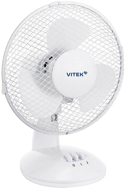 Вентилятор настольный Vitek VTF-0910 22Вт скоростей:3 белый фото 1