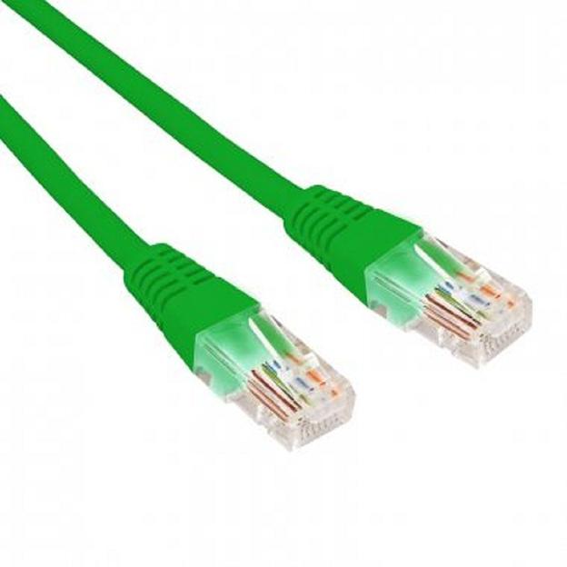 Rexant (02-0296-03) Патч-корд U/UTP, CAT 6, RJ45-RJ45, 26AWG, LSZH, зеленый, 0,3м фото 1