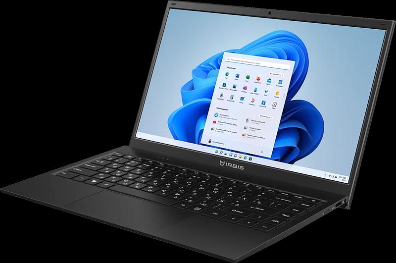 Ноутбук IRBIS 14NBC0001 14" Core i3-1115G4, 14"LCD 1920*1080 IPS, 8+512GB SSD, AC wifi, camera: 2MP, 5000mha, metal case, backlight keyboard, Type-c, Win 11 Pro (14NBC0001) фото 4